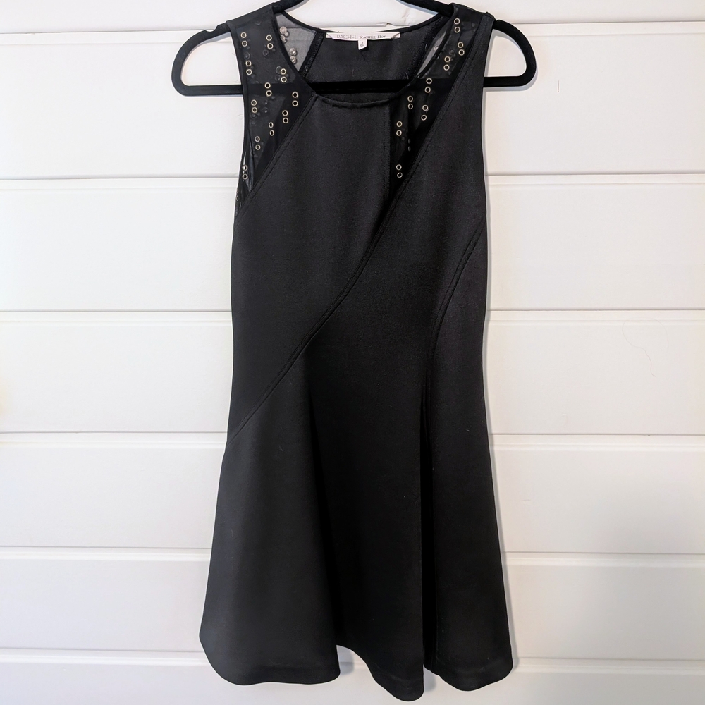RACHEL Rachel Roy Black A-Line Mini Dress